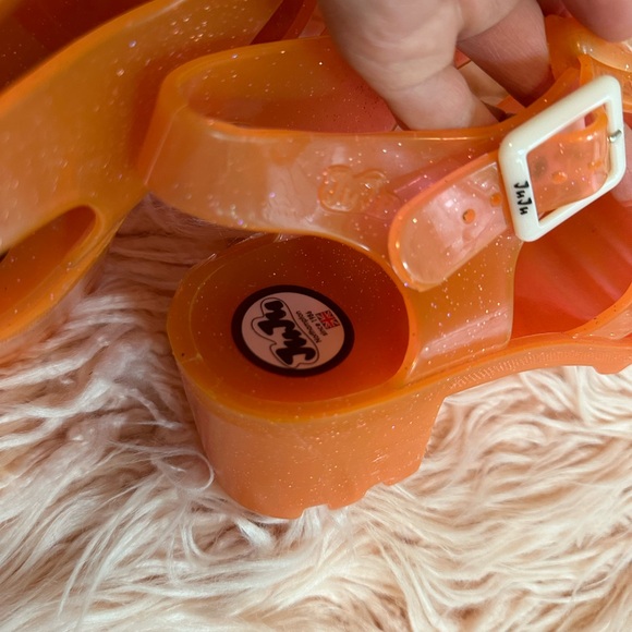 NWOT JuJu Platform Jelly Shoes Pink - Picture 9 of 12